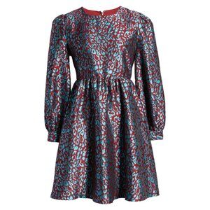 NWT Halogen x Atlantic-Pacific Small or Medium Leopard Jacquard Mini Dress NEW